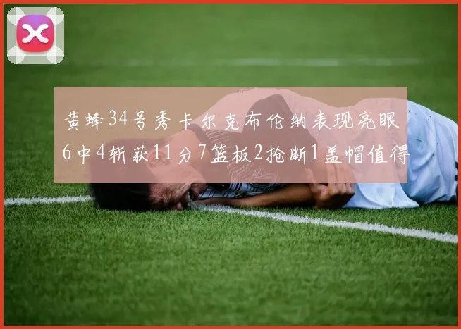 黄蜂34号秀卡尔克布伦纳表现亮眼6中4斩获11分7篮板2抢断1盖帽值得期待